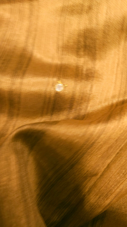 Annam Threadwork, Rose Gold Art Tussar Saree