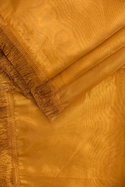 Yellow Tissue with Fringe Border