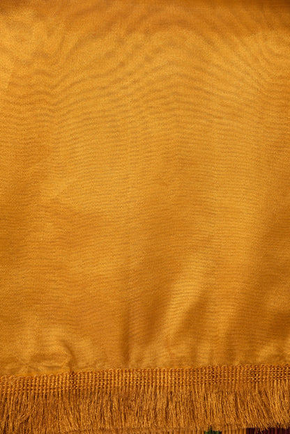 Yellow Tissue with Fringe Border