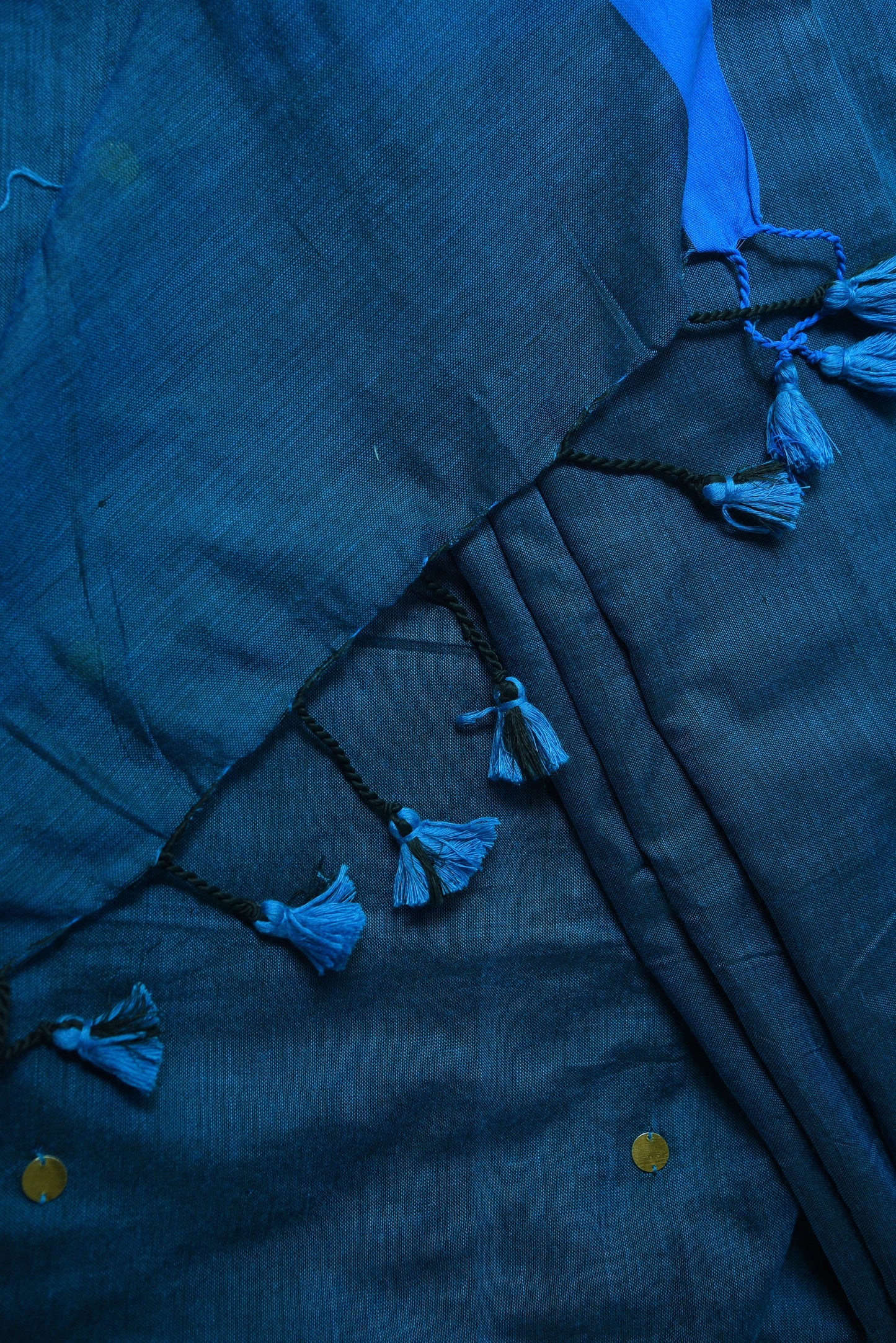 Greenish Blue Chumki saree