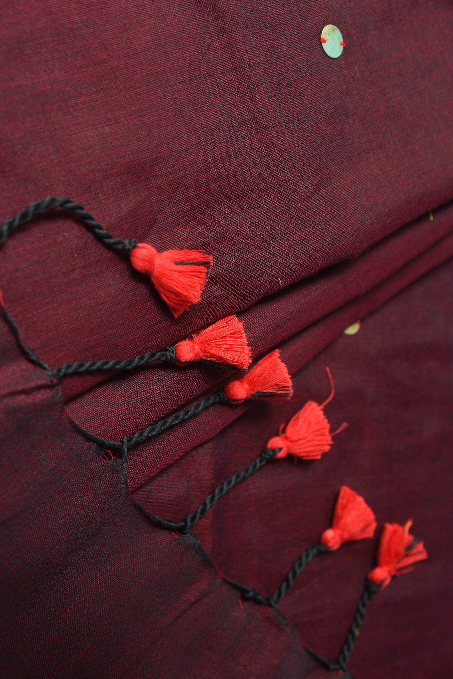 Maroon Chumki saree