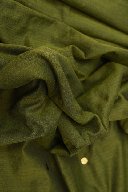 Olive Green Chumki Saree