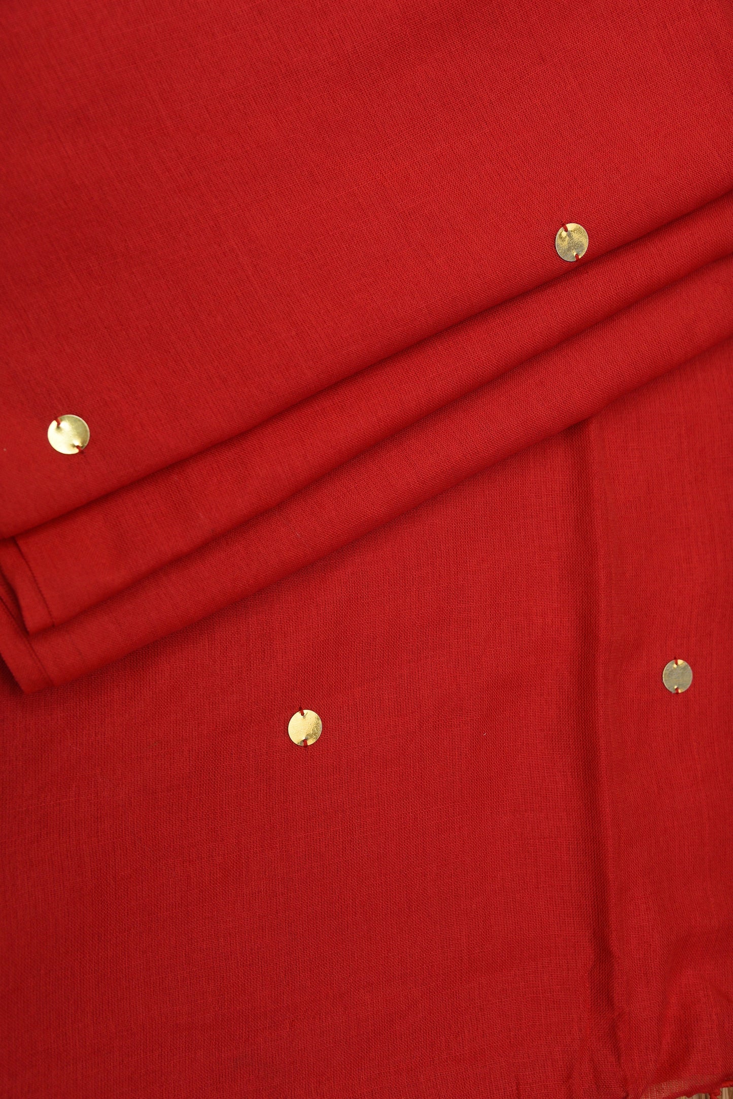 Rose Red Chumki Saree