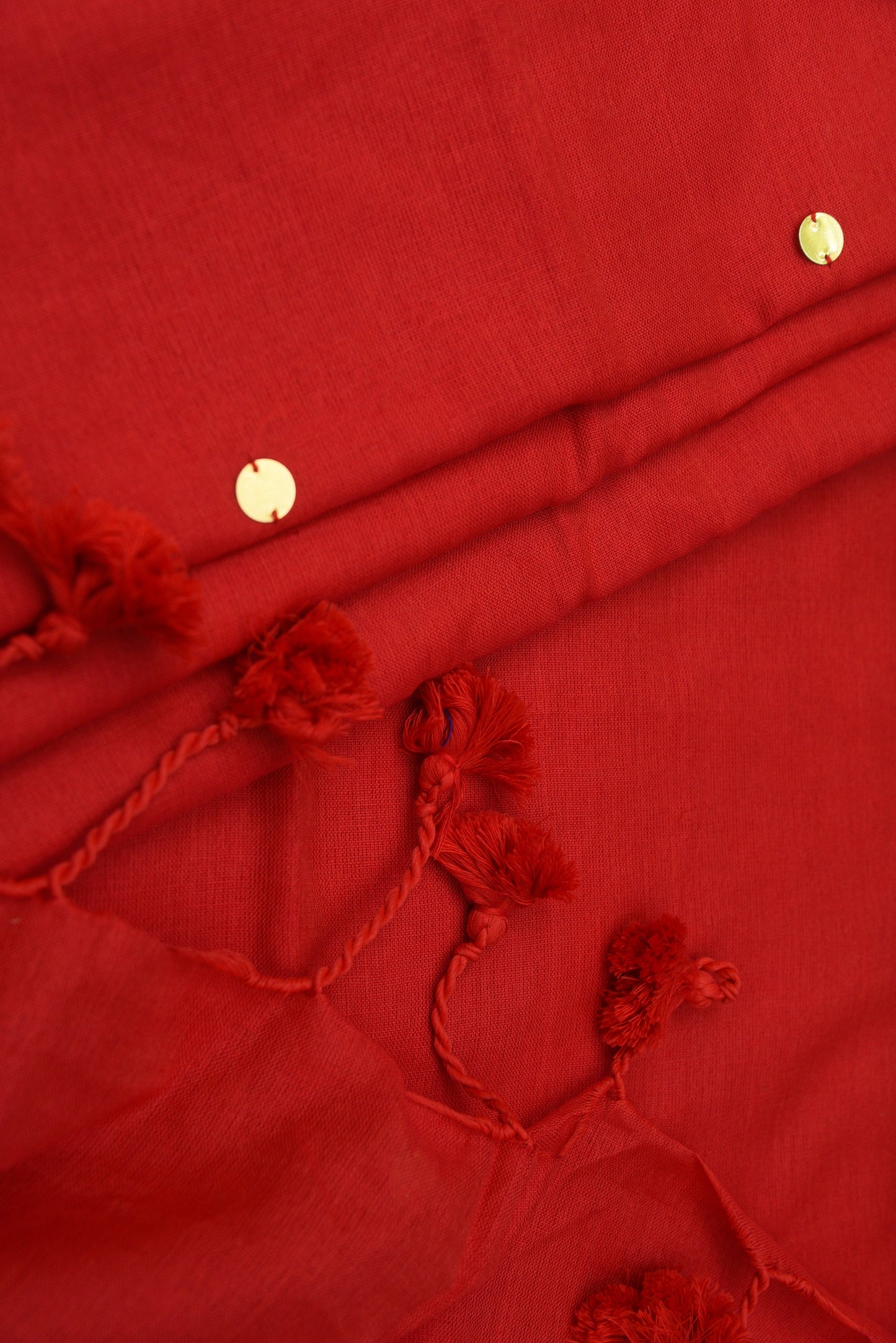 Rose Red Chumki Saree