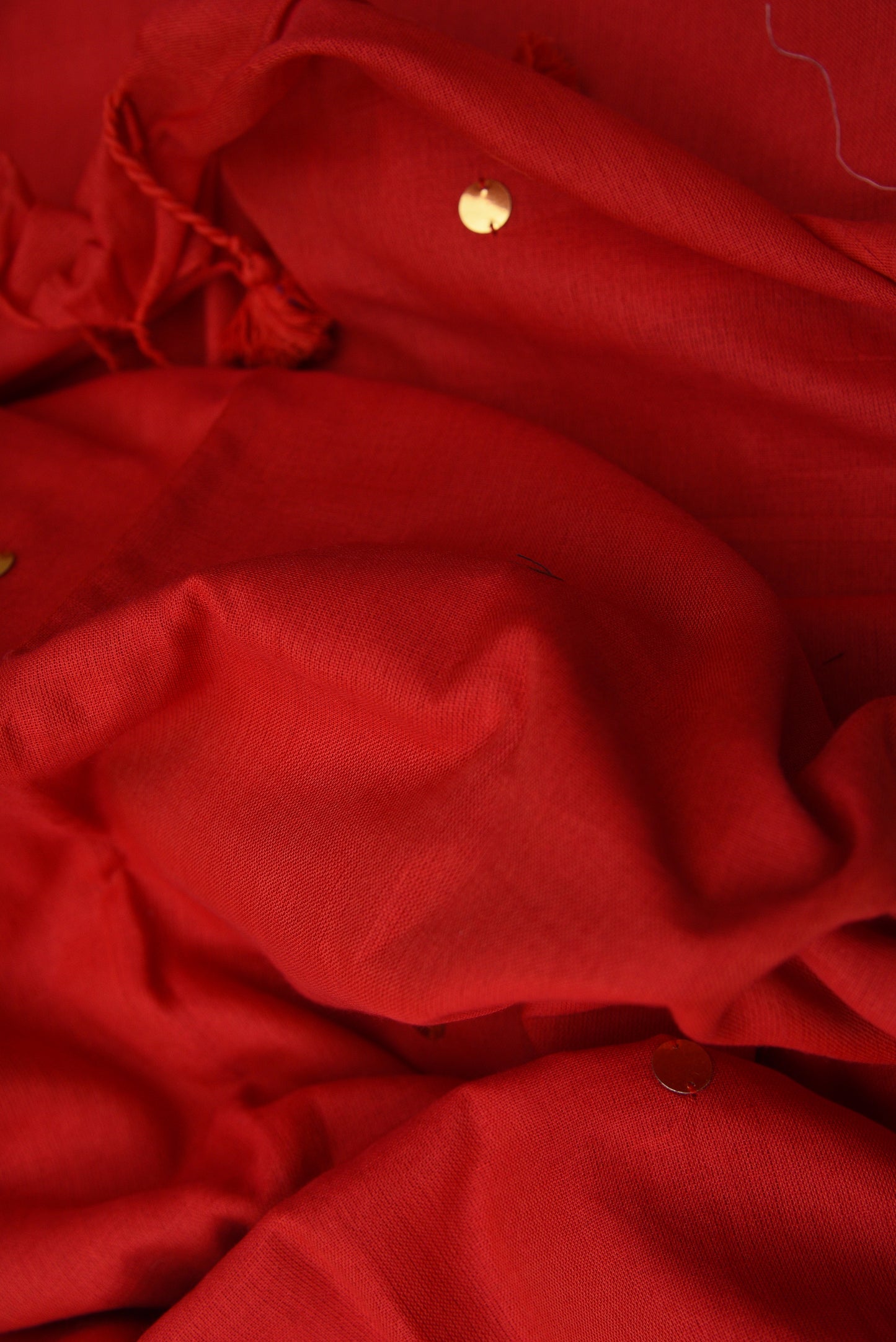 Rose Red Chumki Saree