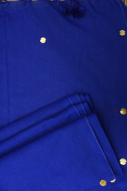 Navy Blue Chumki Saree